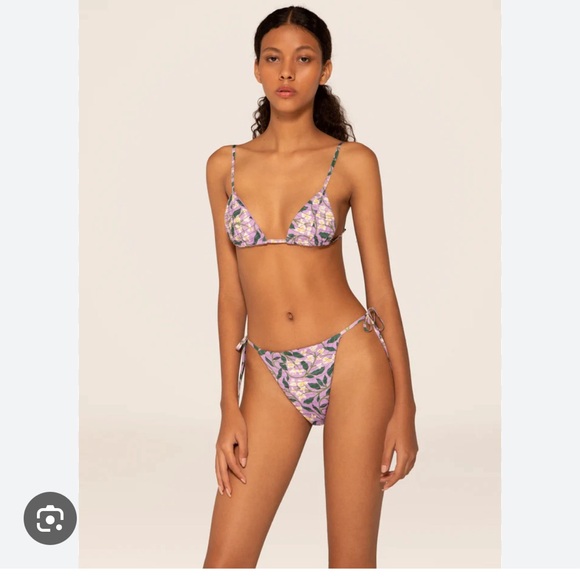 Agua by Agua Bendita | Swim | Sabina Dos Gardenias Lila Bikini Agua ...